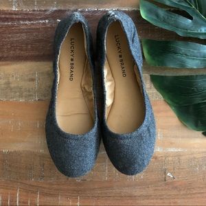 Lucky Brand Shoes - Lucky Brand Gray Ballet Flats Size 7 Lucky Brand Shoes - Lucky Brand Gray Ballet Flats Size 7